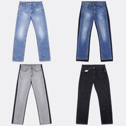 Gerade Bein Denim Jeans(HS-36)
