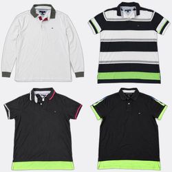 CR13934 Lot de polos vintage et de t-shirts Tommy ..