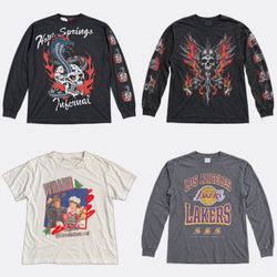 50-Piece Vintage Graphic Tee Bundle | Y2K, Band, A..