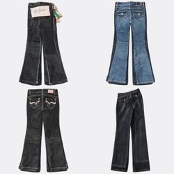 Women Y2k low waist bootcut &Flare Jeans