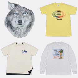 RV5065 Vintage Printed T-Shirts with Graphics