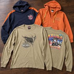 Harley-Davidson Sweatshirts and Long Sleeve Tops (..