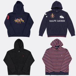 Sweat-shirts à capuche Polo Ralph Lauren pour enfa..