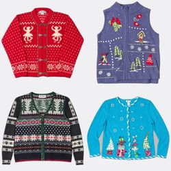 Wholesale Vintage Christmas Sweaters Bundle | 10pc..