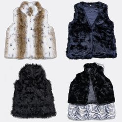 💥 RV5162 Faux Fur Taillenwesten und Westen