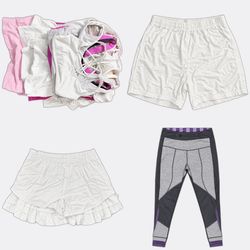 Lululemon Leggings de sport Débardeurs Shorts Jupe..