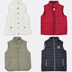 Colete Acolchoado Puffer de Inverno para Atividade..
