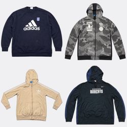 フーディー＆スウェットシャツ (Nike, Adidas) – グレードA/B – 17点 | 10..