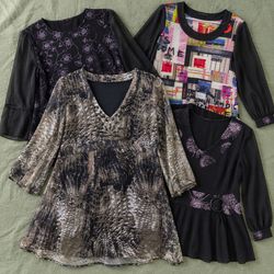 007 Women Printed Blouses and Tops 2000s