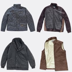 Barbour Quilted Jackets and Vests Lot