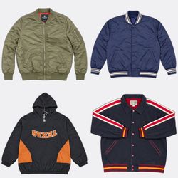 Vintage Branded Jackets Assorted Styles 10 Piece