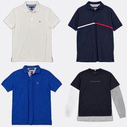 Tommy Hilfiger Polo & Crew Neck T-Shirts - BUNDLE ..