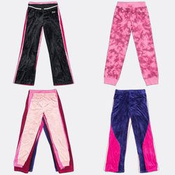 SD 600 Juicy Couture Velour Track Pants