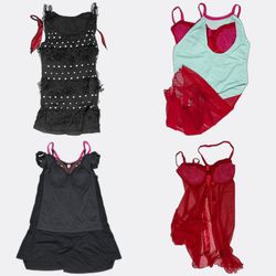 Tanktops mit Nieten, Spitze und Fransen