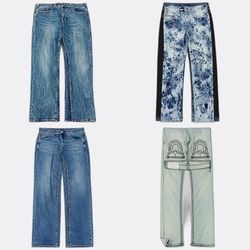 CR13077 Vintage True Religion Men jeans