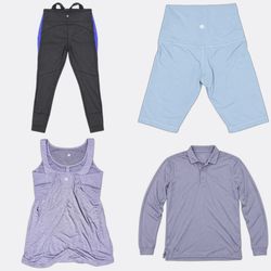 Lululemon Activewear Leggings Shorts Tank Tops