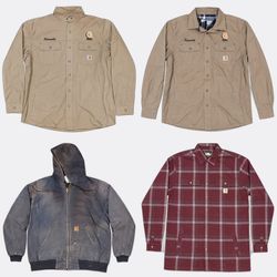 Carhartt Workwear Canvas Denim Jackets - #10013