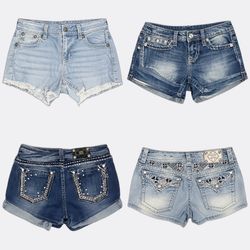 True Religion Miss Me Denim Shorts