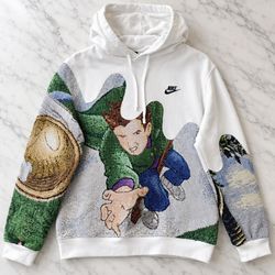 Upcycle Branded Hoodie with Tapestry (Dv-10-165)
