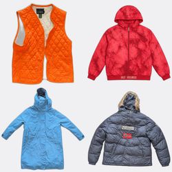 MIX ブランドのヘビージャケット Jack Wolfskin Napapijri アウターウェア ..