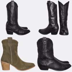 Western Style Cowboy Boots Selection