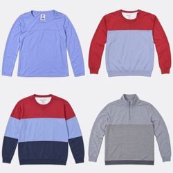 Nautica Fila Men's Long Sleeve Tops Sweaters