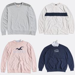 Abercrombie & Fitch Hollister Crewneck Sweatshirts