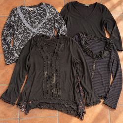 Y2k Dark Night Date Blouse