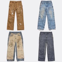 CR13561 Vintage Carhartt Double Knee Trousers Bund..