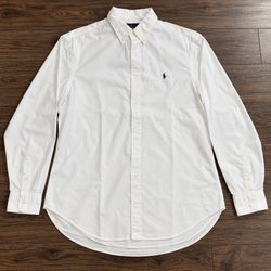Chemises blanches à manches longues Polo Ralph Lau..