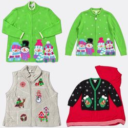 Großhandel Vintage Weihnachts-Pullover-Paket | 10 ..
