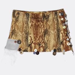 Upcycled  Y2k Unique poly Skirts