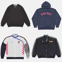 Nike Adidas Sweatshirts and Track Jackets