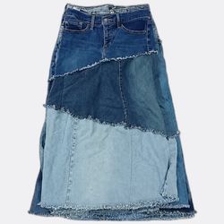 CR13366 Upcycled Levi's Maxi Skirts Bundle