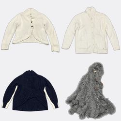 Y2K Vintage Sweater – Trendy Retro Graphic Knit Pu..