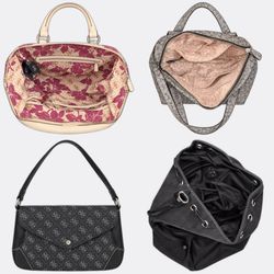 Guess Monogram Print Small Handbags