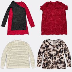 Women's Vintage Blouses and Dresses Selection