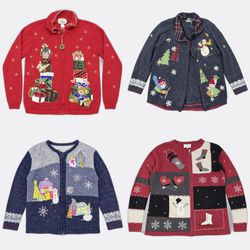 Cardigans mit neuartigen Feiertags- und Weihnachts..
