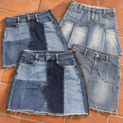 RW-2720 Y2K Denim Mini Skirts RW-2720