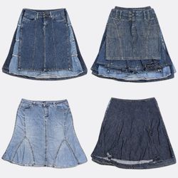 Women Denim Skirts Job Lot