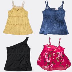 Womens Lace Trim and Basic Camisoles
