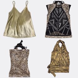 Womens Party Going Out Halter Tops-AV-167