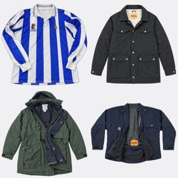 Fjällräven Parkas and Football Shirt