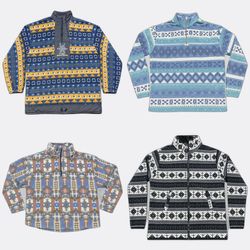 Vestes en polaire vintage à motifs