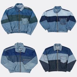 CR13271 Giacche in denim crop Levi's riciclate