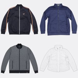 Mix Brands Track Jackets