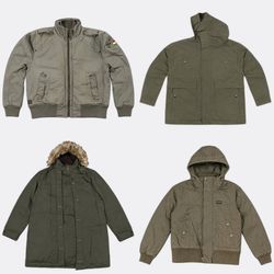 Military and Utility Outerwear Jackets
