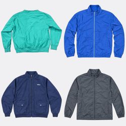 Casual Zip Front Harrington Jackets