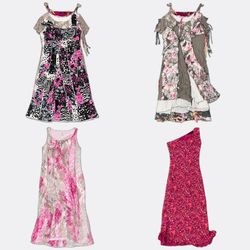 Printed Midi and Slip Dress RW-2591