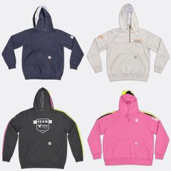 Carhartt Workwear Pullover and Zip Hoodies